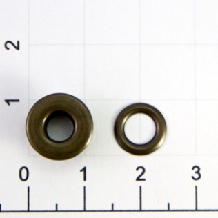 Люверс круглый пластина 5 мм антик