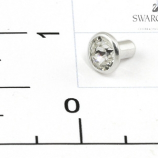 Кристаллы Swarovski заклепки 4 мм никель