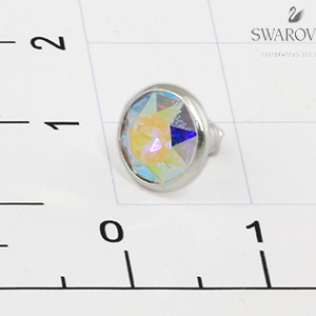 Кристаллы Swarovski заклепки 7 мм никель