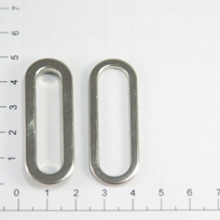 Люверс овальный 40 мм никель