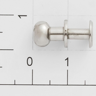 Кобурная кнопка пресс 8 мм никель