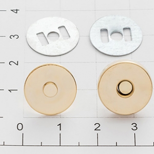 Магнит кнопка 14 мм золото