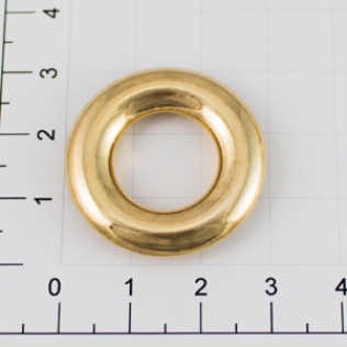 Люверс круглый двухсторонний 15 мм золото