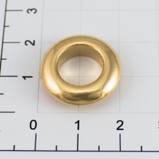 Люверс круглый двухсторонний 11 мм золото