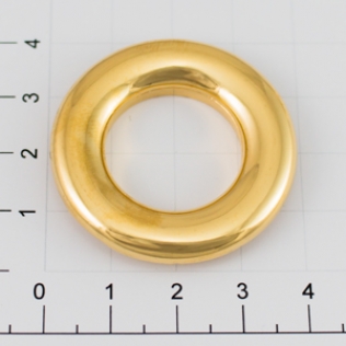 Люверс круглый двухсторонний 22 мм золото