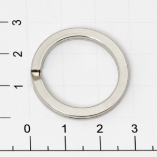 Кольцо для ключей 22 мм никель