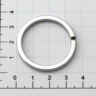 Кольцо для ключей 30 мм никель