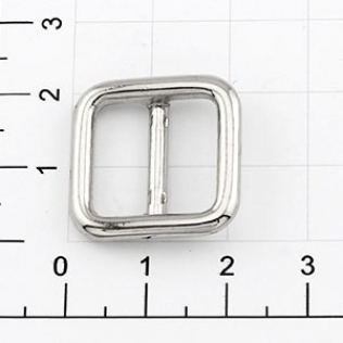 Шлевка - рамка регулятор 15 мм никель
