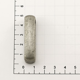 Тренчик для ремня 40 мм серебро черное (античное)