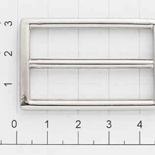 Шлевка - рамка регулятор 40 мм никель