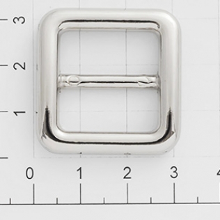 Шлевка - рамка регулятор 20 мм никель