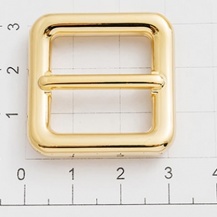 Шлевка - рамка регулятор 20 мм золото