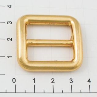 Шлевка - рамка регулятор 25 мм золото
