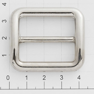 Шлевка - рамка регулятор 30 мм никель