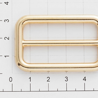 Шлевка - рамка регулятор 40 мм золото