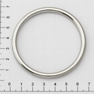 Кольцо для сумки 60 мм никель