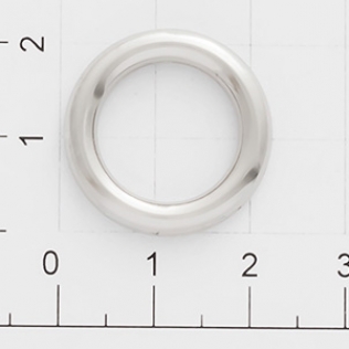 Кольцо для сумки 15 мм никель