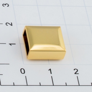 Концевик на молнию 10 мм золото