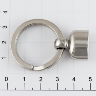 Брелок для ключей 16 мм никель
