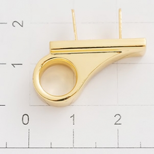 Ручкодержатель для карабина 25 мм золото