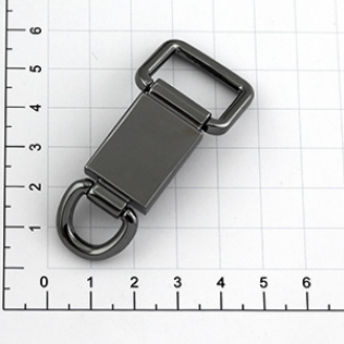 Ручкодержатель для сумок двойной 18 мм оружейный металл