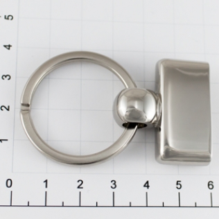 Брелок для ключей 30 мм никель