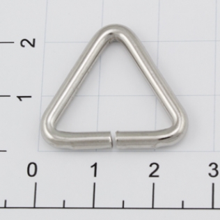 Рамка треугольная 20 мм никель