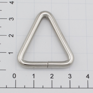 Рамка треугольная 25 мм никель