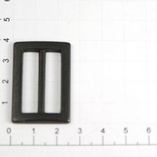 Шлевка - рамка регулятор 30 мм черный металл