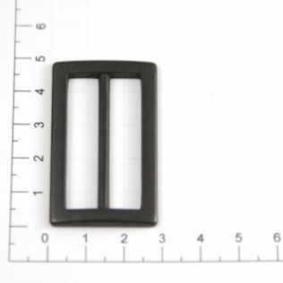 Шлевка - рамка регулятор 40 мм черный металл