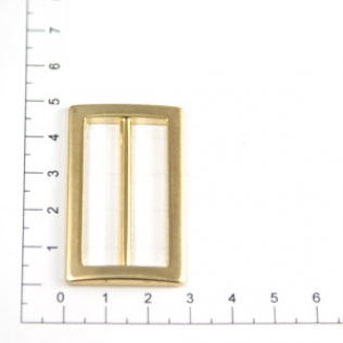 Шлевка - рамка регулятор 40 мм золото