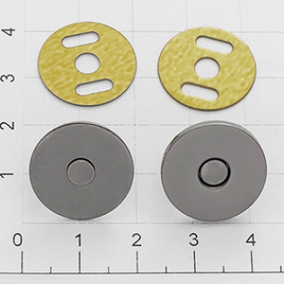 Магнит кнопка 18 мм оружейный металл