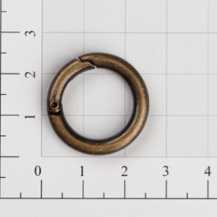 Кольцо карабин 16 мм антик