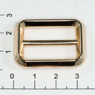 Шлевка - рамка регулятор 25 мм золото