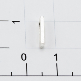 Буквы для наборных браслетов «I» 10 мм никель