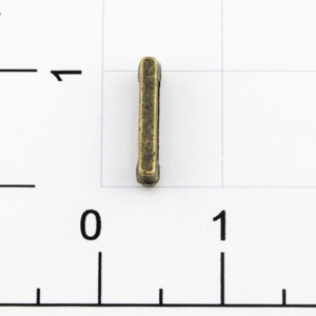 Буквы для наборных браслетов «I» 10 мм антик