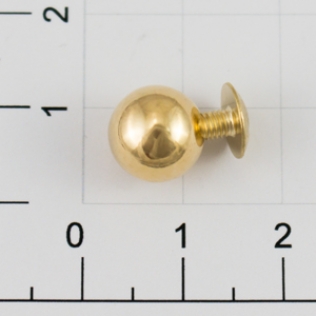 Хольнитен шар на винте 10 мм золото