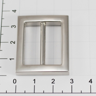 Шлевка - рамка регулятор 25 мм никель