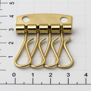 Ключница на 4 ключа 32 мм золото