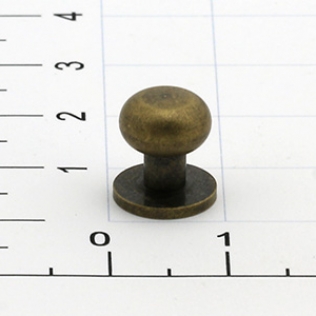 Кобурная кнопка винт 9 мм антик