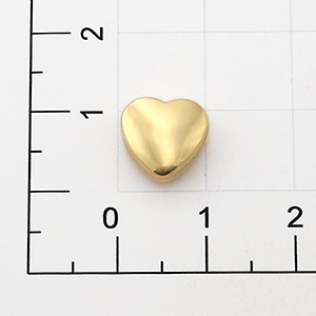 Хольнитен сердечко 10 мм золото
