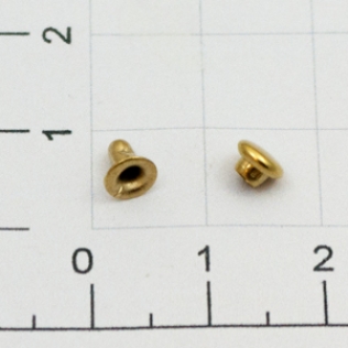 Клепки круглые 3 мм золото