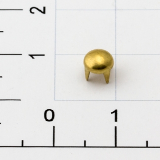 Клепка шип 5 мм золото