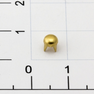 Клепка шип 2 мм золото