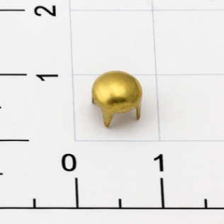 Клепка шип 6 мм золото