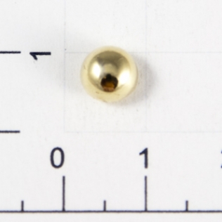 Хольнитен полушарие 7 мм золото