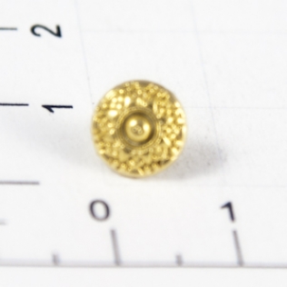 Заклепки круглые цветок 8 мм золото