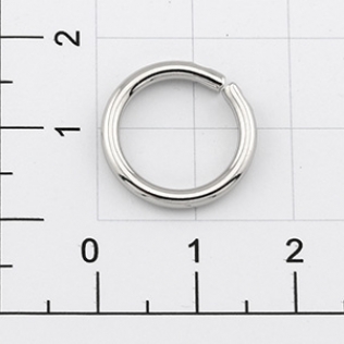Кольцо для сумки 12 мм никель