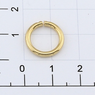 Кольцо для сумки 10 мм золото