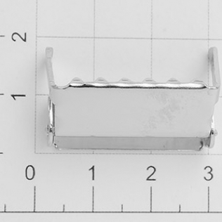 Регулятор подтяжек 25 мм никель